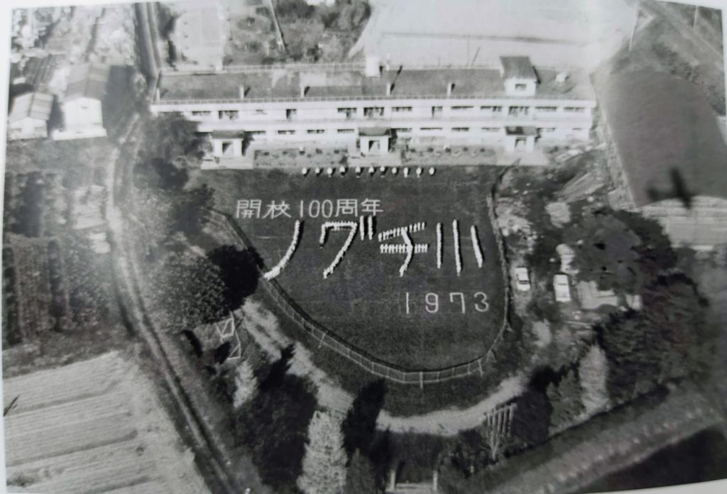 野口小の航空写真
