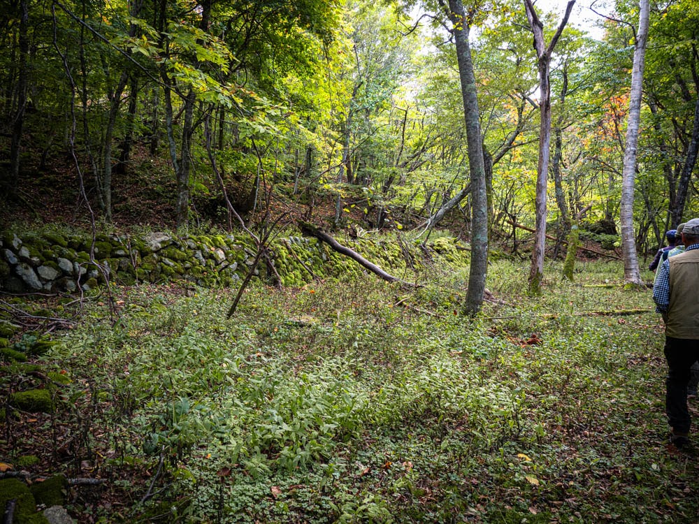 西澤金山の鉱業所事務所跡