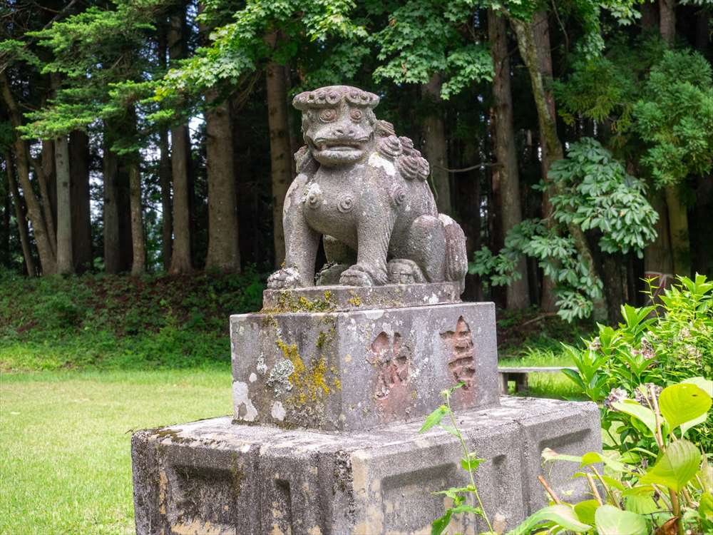 栗山東照宮の狛犬