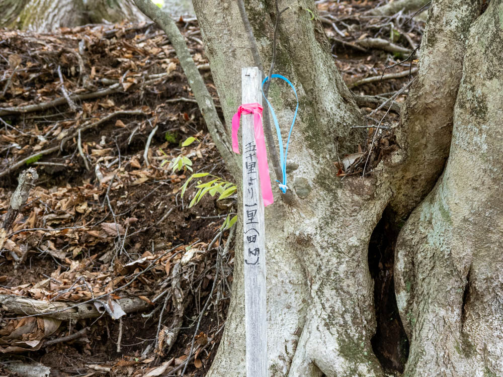 中荒井村一郎兵衛の南無阿弥陀仏供養塔（一里塚）