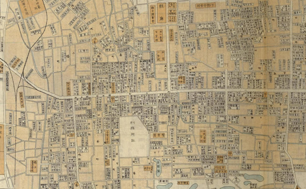 大日本職業別明細図の宇都宮